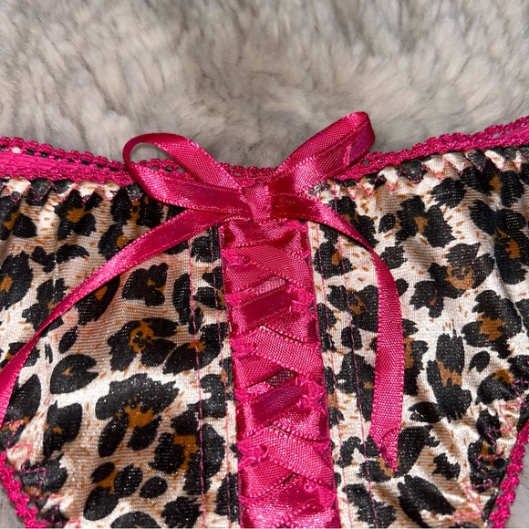 NWT Natine Intimates Leopard Thong Underwear - Picture 2 of 5